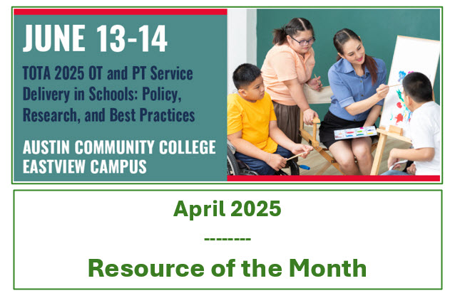 Resource of the Month for April 2025